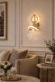 3-Light Gold Led Wall Lighting - 2