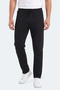 Kingstor I Men's Black Sweatpants with Zipper Pockets