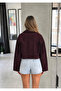 Tasseled Buttoned Crop Suede Jacket - 2