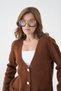 Long Sleeve Oversize Thick Knit Loose Knitwear Cardigan Aw26Hi0016 - 3