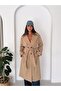 Double-Breasted Collar Long Trench Coat 1.20m - 5