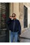 Drawstring Bomber Trench Jacket - 6