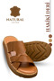 Genuine leather men's slippers - soft thick sole genuine leather men's slippers g taba - 3