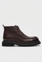 Genuine Leather Brown Ultra Comfortable Lace-Up Men's Winter Boots Luass30Al0051 - 3