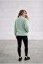 Women's Green Comfortable Fit Full Zipper Thick Plush Welsoft Fleece Jacket with Front Pockets - 5