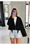 Tasseled Buttoned Crop Suede Jacket