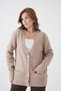 Long Sleeve Oversize Thick Knit Loose Knitwear Cardigan Aw26Hi0016 - 2