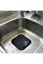 Black Square Sink Drain Anti-Odor Silicone Mat - Sink Strainer and Pest Blocker (K0) - 3