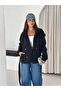 Double Breasted Collar Short Trench Coat - 3