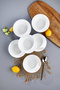 Set of 6 15 cm Allegra Porcelain Bowls Ckr4244 - 7