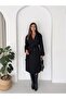 Double-Breasted Collar Long Trench Coat 1.20m - 2