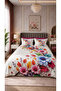 Summer Garden 5D Digital Printed Cotton Double Duvet Cover Set Is 6 Pieces - 2