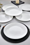 Set of 6 25.5 cm Perla Porcelain Serving Plates Ckr4224 - 7