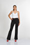 Spanish Style Polka Dot Patterned Lycra Trousers 30381 - 7