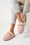 Women's Plush House Slippers with Fur Inside, Closed Toe, Open Heel, Warm, Soft Sole, Winter Slippers - 5