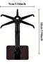 1pc Expandable Kitchen Pot Rack, 360-Degree Rotating Hook, No-Drill Wall Hanging Shelf, Round Plastic Ceiling Mounted Storage Organizer for Cookware and Utensils - 6