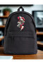 Spider Young Printed School, Lecture, Course, Classroom Unisex Black Backpack