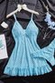 Blue Mini Polka Dot Nightgown - 2