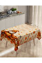 Decorative Tablecloth with Pumpkins and Autumn Leaves - 2
