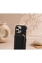 iPhone 16 Pro (6.3 Inch) Compatible Premium Lux Leather Case with Open Sides, Slim Design, Wallet, Zipper, Card Holder, Crossbody Neck Strap, and Drawstring Strap - 5