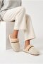 Women's Plush House Slippers with Fur Inside, Closed Toe, Open Heel, Warm, Soft Sole, Winter Slippers - 5