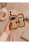 iPhone 16 (6.1 Inch) Compatible Premium Lux Leather Case with Open Sides, Slim Design, Wallet, Zipper, Card Holder, Crossbody Neck Strap, and Drawstring Strap - 4
