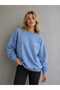 Unisex 3 Thread Threaded 100% Cotton Regular Fit Hoodless Basic Sweatshirt - 3