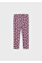 Girl's Basic Patterned Printed Tights 4701 - 3