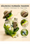 Glass Salt and Pepper Shaker Set with Frog Figure and Hat, Decorative Kitchen and Tableware Accessory, Gift - 3