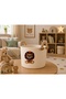Children's Room Toy Basket Decorative Wicker Basket with Lion Figure and Rainbow Detail Organizer Storage Basket 18X18 cm - 3