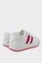 Unisex Flat Light Sole Sneaker Shoes White - Fuchia - 6