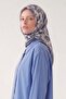 Blue Nature Pattern Elya Scarf - 2