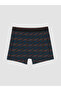 Ozmarka New Season Black Cotton Flexible Men's Boxer 3-Pack - 5