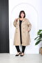 WOMEN'S LARGE SIZE TRENCH COAT - 3