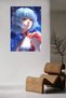 Rei Ayanami Anime Metal Wall Art - 5