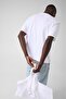 Short Sleeve Basic Teddy Bear Men's White T-Shirt M6Yi75K5409-G011 - 6