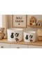2-Piece Children's Room Toy Basket Decorative Organizer Storage Basket with Figures 18X18 - 16X16 cm