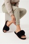 Women's Luxury Pompom Plush House Slippers Winter Warm Non-Slip Thick Sole Dowry Slippers - 6