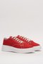 Comfortable Fit Thick Sole Women's Sneaker Shoes Red - 3