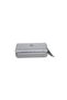 Duki Daso Women's Wallet with Silver Metal Accessories, Snap Fasteners and Zipper |   Summer N4361 Silver - 6