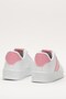 Unisex Lace-Up Sports Sneaker Shoes White - Pink - 4