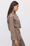 Women's Leopard Patterned Short Jacket - 4