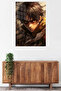 Eren Yeager Anime Metal Wall Art - 5