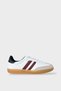 Unisex Lightweight Sneaker Shoes White - Bordo