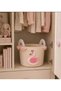 Girl's Room Toy Basket Decorative Wicker Basket Rainbow Swan Figured Organizer Storage Basket 18X18 cm - 2