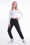 Girl's Ribbed Crop Top and Sweatpants Set - 2