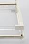 Acrylic Serving Tray By - Transparent Silver - Medium Size - Dimensions 45×30 Cm - Rectangular - 5