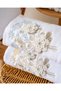 Buldan Production Dowry Embroidered Ebrar Velvet 6-Piece Hand/Face Towel I 50X90 - 4