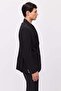 Men's Mono Collar Double Button Textured Jacket - 4