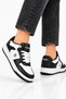Unisex Skin Sneaker Shoes Black - White